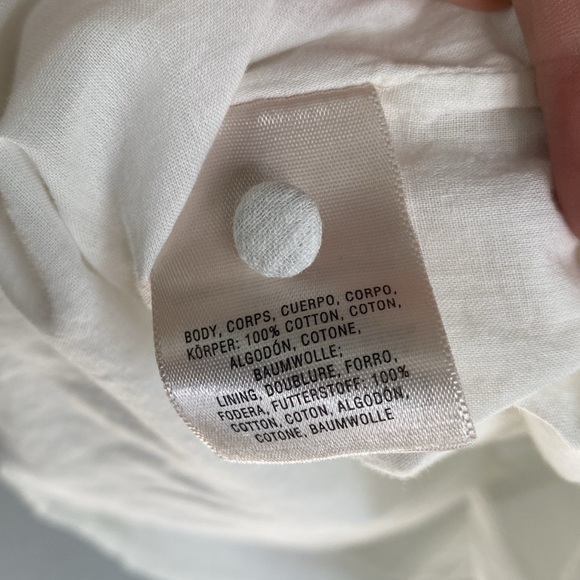 Anthropologie white lace sleeveless blouse - Picture 8 of 8